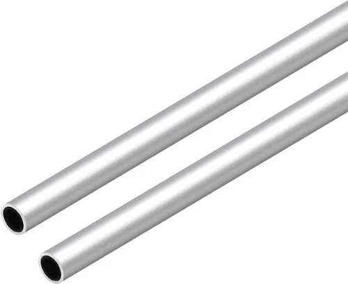 Miniatura 9 de Tubo redondo de aluminio 6063, 0.63 pulgadas de diámetro exterior de 0.039 in de grosor de pared de 11.811 in de longitud, tubo recto de metal sin