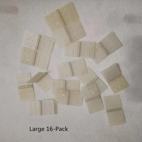 Miniatura 3 de skrnrhrery Bisagras de nailon, 3 tamaños disponibles, adecuadas para modelos de avión a control remoto, piezas de avión de ala fija, modelo de avión