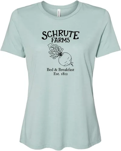Miniatura 13 de Cute Women's Screen Printed Crew Neck Tee, Shirts With Sayings, Dusty Blue or Olive