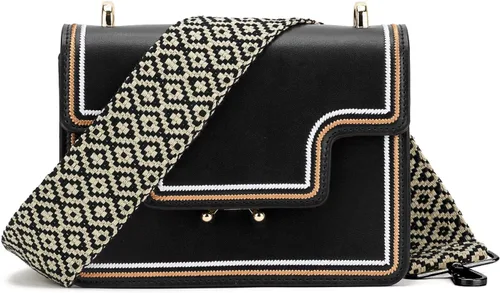 Miniatura 51 de ZOOEASS Hebillas de níquel Correa ancha para el hombro ajustable de repuesto para cinturón de pistola, hebilla de guitarra estilo bandolera