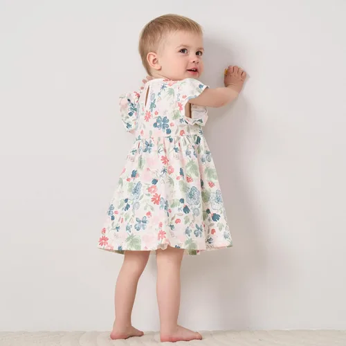 Miniatura 88 de pureborn Vestido de bebé niña 0-24 meses