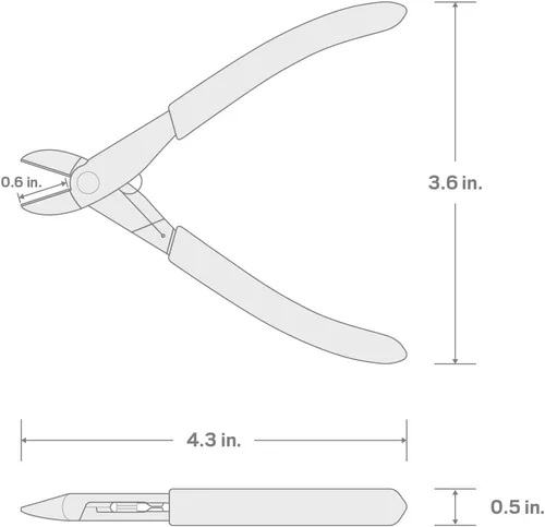 Miniatura 7 de TEKTON Mini alicates de corte diagonal PMN54001