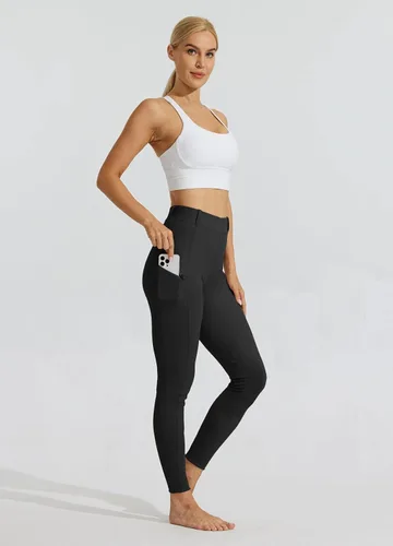 Miniatura 6 de Willit Mallas de equitación para mujer, pantalones de equitación ecuestre, pantalones de equitación, mallas escolares con bolsillos con cremallera