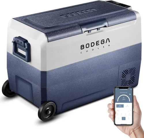 Miniatura 10 de BODEGACOOLER Refrigerador de Coche de 12 Voltios, Congelador Portátil de 38 Cuartos de Galón, Refrigerador para Coche de Doble Zona con Control por