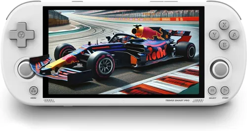 Miniatura 10 de Trimui Smart Pro - Consola de juegos portátil, consola de pantalla de 4.96 pulgadas, emulador preinstalado con tarjeta TF de 128/256 GB, consola