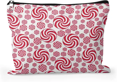 Miniatura 11 de Cafl Bolsa de maquillaje para mujeres y niñas, organizador de viaje portátil de gran capacidad, 10 x 8 pulgadas, Par de mirlo posado en ramas