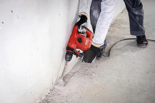 Miniatura 5 de Hilti Cincel de escalado TE-CX SC 25/6, cincel de descamación autoafilable para raspar salpicaduras de soldadura, encofrado Seepage y otros residuos