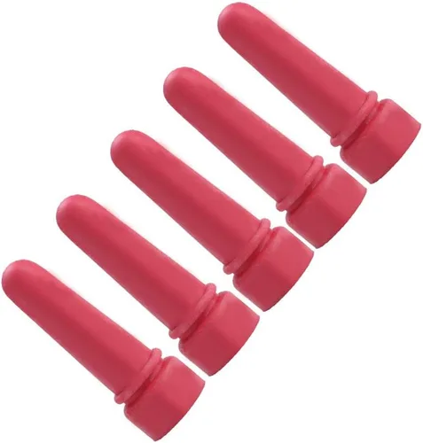 Miniatura 3 de Bebida de leche de ternero, 5 piezas de suministros de alimentación de animales de vaca pequeña pezón de leche de ternero 2.7 in de longitud de goma