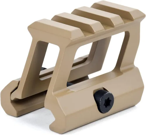 Miniatura 3 de AT3 Tactical PRO-Mount Montura elevadora de punto rojo -.83 o 1 pulgada de altura - para mira de punto rojo RD-50 y miras reflex Picatinny