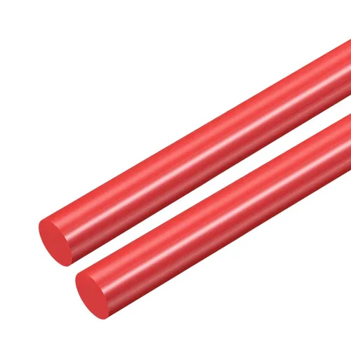 Miniatura 42 de uxcell Varilla redonda de plástico de 1/2 pulgada de diámetro y 20 pulgadas de longitud, varillas de polioximetileno, barras redondas de plástico