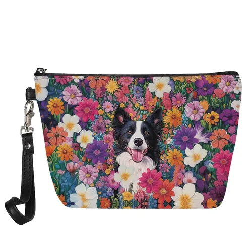 Miniatura 15 de Mumeson Patrón personalizado para mujer, bolsa de cosméticos de viaje, estuche de maquillaje, organizador de neceser de tocador