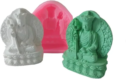 Miniatura 4 de Redxin Buddha - Molde de silicona hecho a mano, velas de jabón, yeso, cemento, resina, pegamento hecho a mano Moldes-Buda-33