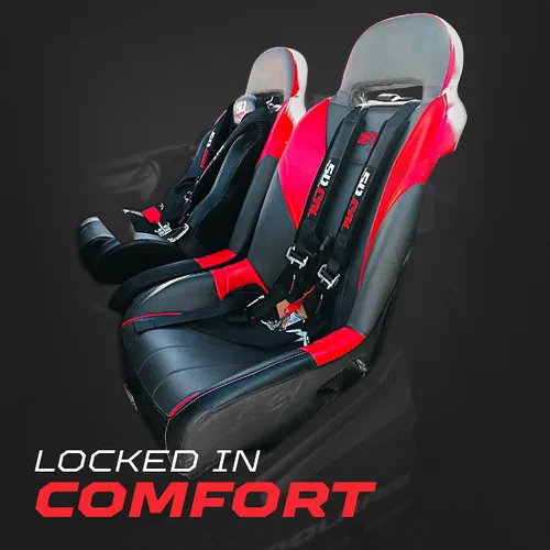Miniatura 7 de 5 Point Harness for Bucket Seat & Bypass Plug for Bucket Seat, 9 Color Options, Compatiable with Canam, Racing Harness, UTV