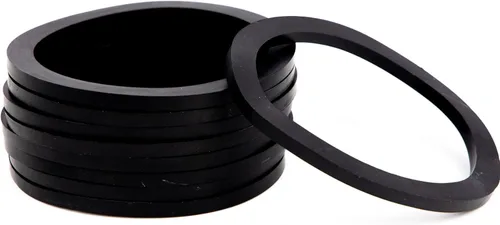 Miniatura 2 de Junta de montaje Camlock de 4 pulgadas (paquete de 10) - Sello de manguera de bloqueo de leva para acoplador hembra - Arandela de goma de repuesto