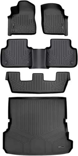 Miniatura 27 de MAXLINER Juego de alfombrillas de piso y forros de primera fila para Audi A4 / S4 Sedan / A4 Allroad 2017-2025