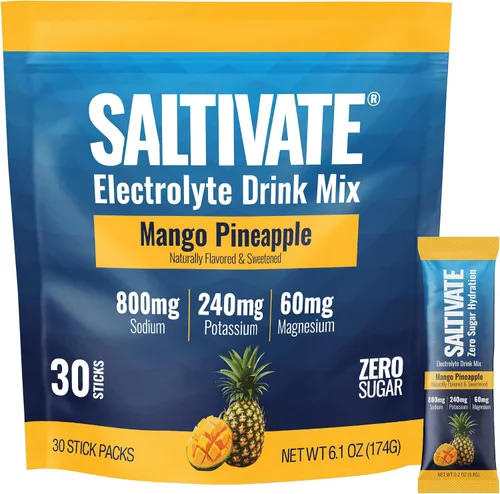Miniatura 8 de Electrolitos sin sabor HSA FSA Alto contenido de sodio, potasio, magnesio Sin azúcar, estevia, ácido cítrico o maltodextrina Polvo