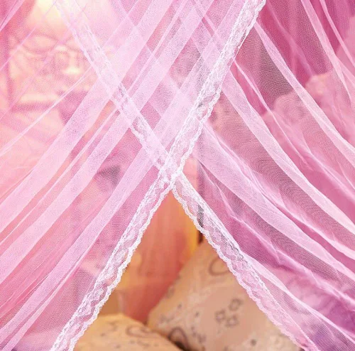 Miniatura 3 de cortina para cama de 4 esquinas, diseño de princesa
