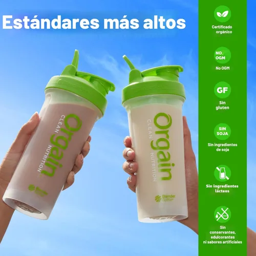 Miniatura 3 de Orgain Orgánico Polvo de Proteína Vegana a Base de Plantas 30g, Vainilla, 9g EAAs + BCAAs, Alta Proteína Vegetal, 4g Prebiótico + Fibra, 1g Azúcar