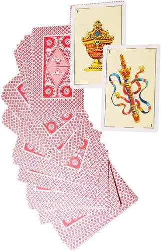 Miniatura 5 de CDBXRA 2 barajas de cartas españolas Cartas Españolas, Baraja Española, Briscas Cards Puerto Rico, naipes mexicanos, cartas españolas de plástico