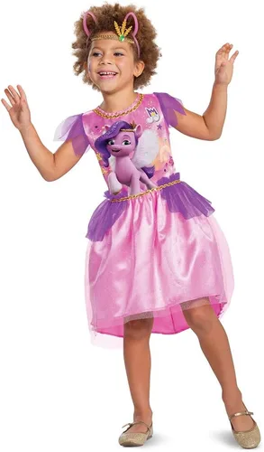 Pipp Petals - Disfraz de pétalos para niñas, vestido oficial de tutú My Little Pony, traje de personaje, talla extra pequeño (3T-4T)