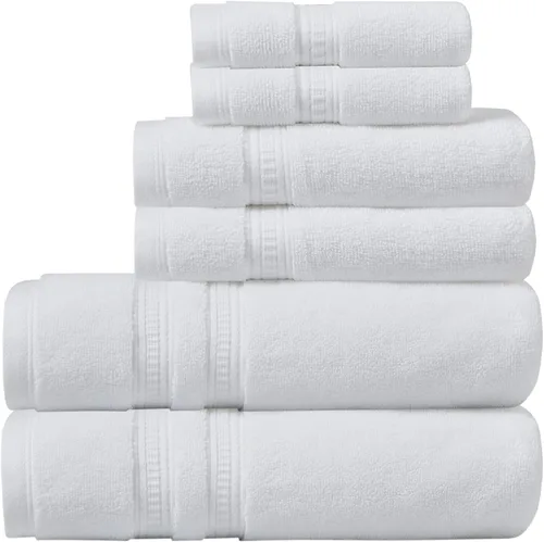 Miniatura 2 de Beautyrest Plume - Juego de toallas de baño 100 % algodón, lujosamente suave al tacto, calidad de spa premium de 26.46 oz/m², duraderas y Blanco