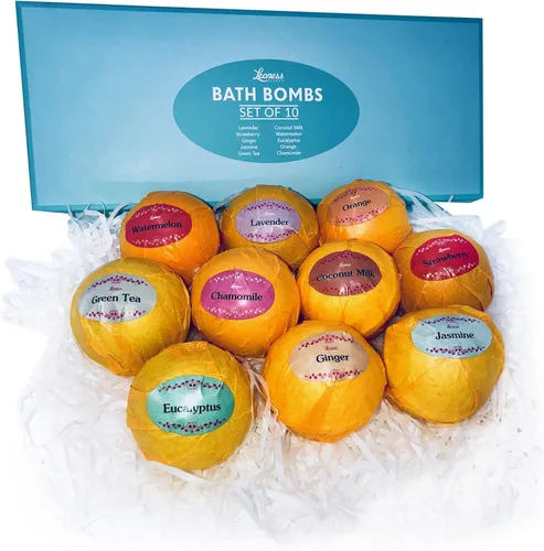 Miniatura 2 de Set de regalo de bombas de baño, 10 aromas únicos, gran idea de regalo para mujeres, mamá, niñas, adolescentes, graduación, día de San Valentín