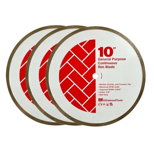 Miniatura 5 de Hojas de sierra de diamante de 7" para azulejos de porcelana, cerámica y azulejos de piedra, eje de 5/8" Hoja de azulejos de porcelana