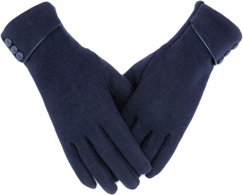Miniatura 19 de Tomily - Guantes de forro polar para mujer con pantalla táctil
