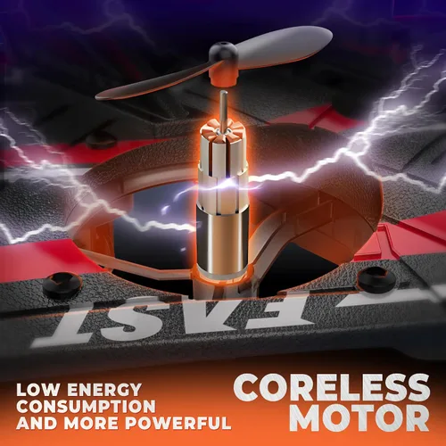 Miniatura 5 de Avión RC BEZGAR Drones de 2.4GHZ para niños, avión de control remoto, helicóptero RC, juguete de avión de combate con voltereta de 360° y luces