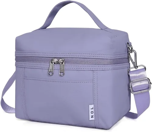 Miniatura 40 de NOL Natural Organic Lifestyle - Loncheras aisladas para mujer, bolsa enfriadora, ligera, de nailon, impermeable, para el trabajo