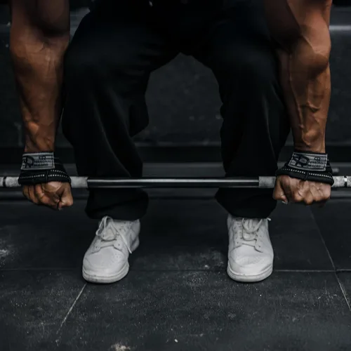 Miniatura 7 de PR Personal Record Deadlift Straps - Figuras 8 correas de levantamiento de pesas para levantamiento de pesas, culturismo, Strongman - Muñequeras
