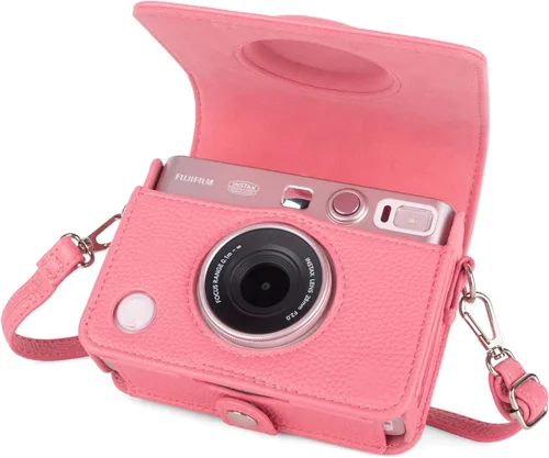 Miniatura 13 de MUZIRI KINOKOO Funda Mini EVO, Cuero PU con Textura de Lichi, Funda Protectora para Cámara Instantánea Instax Mini EVO con Orificio de Carga Preciso