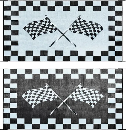 Miniatura 4 de EEZ RV Products - Esteras reversibles resistentes para exteriores de 9'x12' para RVing/Boondocking
