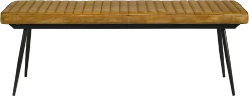 Miniatura 4 de Coaster Home Furnishings - Misty - Banco de comedor tapizado de piel de 54 pulgadas - Estilo industrial moderno con asiento capitonado de canal