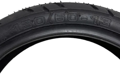 Miniatura 5 de MMG Juego de 2 neumáticos 130/60-13 sin cámara delantera o trasera para motocicleta, ciclomotor