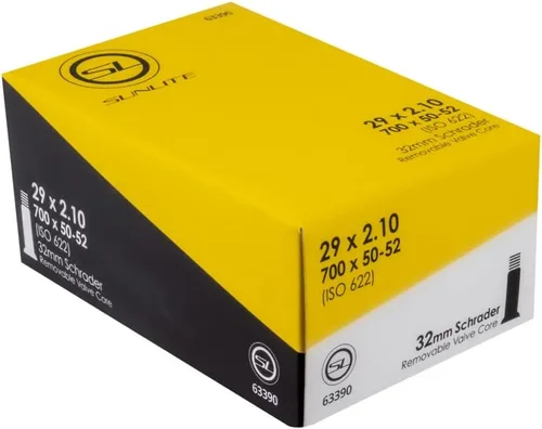 Miniatura 23 de Sunlite Tubos de válvula Schrader Standad, varios tamaños Negro