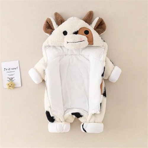 Miniatura 4 de Tempura Mameluco unisex de forro polar grueso para bebé