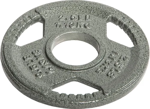 Miniatura 3 de Fitvids Olympic - Placa de pesas de hierro fundido de 2 pulgadas para entrenamiento de fuerza y levantamiento de pesas, varios pesos disponibles