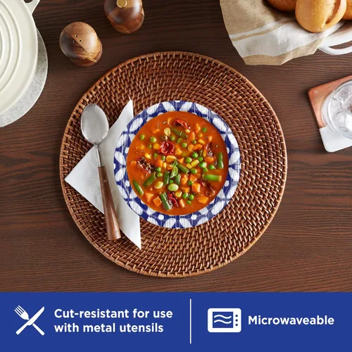 Miniatura 5 de Dixie Ultra® Cuencos de papel desechables, 20 onzas, cuencos desechables impresos tamaño cena, 56 unidades (1 paquete de 56 cuencos)