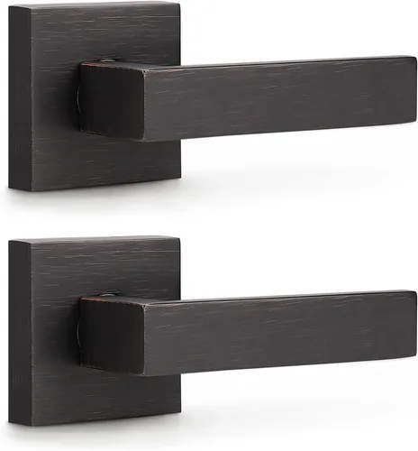 Miniatura 184 de KNOBWELL - Juego de cerradura con 1 picaporte resistente para puertas de una cara, ideal para puertas interiores reversibles, 0.93 libras