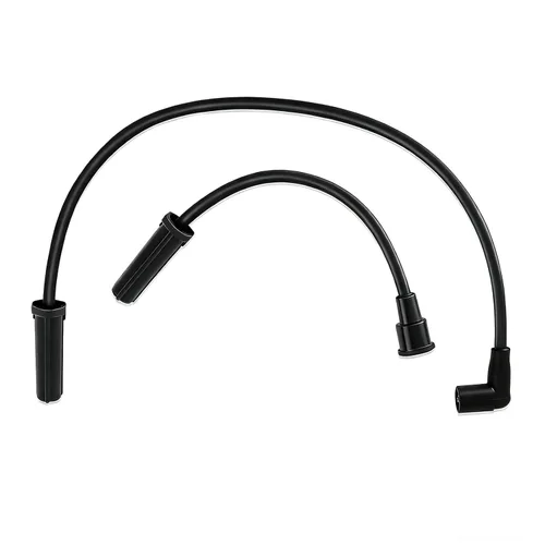 Cables de bujía negros de 0.394 in para motocicletas Victory 2008+ (cables de bujía negros de 0.394 pulgadas)