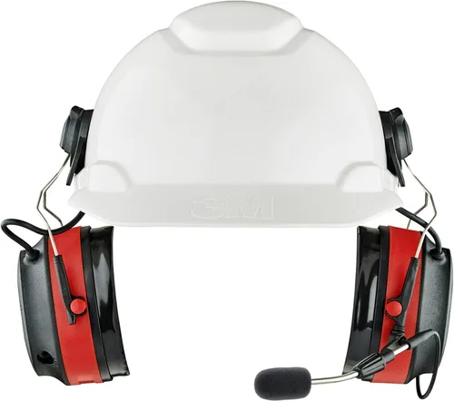 Miniatura 17 de 3M Pro-Comms - Protector auditivo electrónico, orejeras inalámbricas con tecnología Bluetooth y micrófono de brazo externo con cancelación de ruido