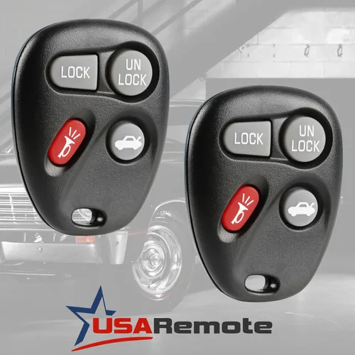 Miniatura 2 de Llavero de control remoto de entrada sin llave para automóvil compatible con Chevy Impala Monte Carlo 2001-2005 / Pontiac Grand Prix 2004 Negro