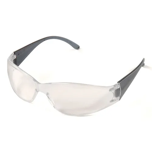 Delta Plus WEL15281GYCLCL - Gafas de seguridad elegantes, cómodas y asequibles, lente transparente, marco gris, talla única Transparente/Gris