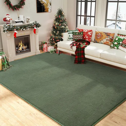 Miniatura 56 de Amearea Alfombras modernas para dormitorio, sala de estar, alfombra de espuma viscoelástica gruesa de 4 x 6 pies, alfombra de espuma viscoelástica