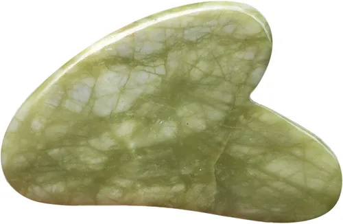 Miniatura 8 de Fekuar Natural Rock Quartz Gua Sha Herramienta de masaje para piel corporal facial, tabla de raspado de cristal para terapia de acupuntura SPA