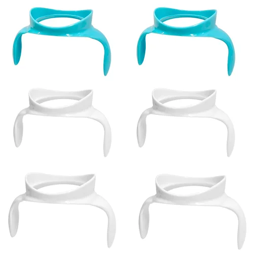 Miniatura 7 de Manijas de botella compatibles para biberones Philips Avent anticólicos AirFree, 2 unidades (azul)