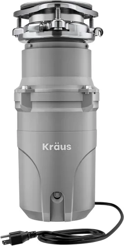 Miniatura 19 de KRAUS WasteGuard KWD100-100MBL - Triturador de basura ultra silencioso de 1 HP con conexión rápida, cubierta de drenaje para fregadero de cocina