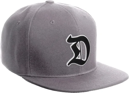 Miniatura 944 de Daxton Gorra clásica con visera de billete plano con letras del alfabeto inglés antiguo de la A a la Z