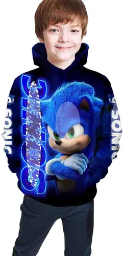 Miniatura 5 de Sudadera con capucha de dibujos animados para jóvenes, sudaderas casuales de moda para niños y niñas
